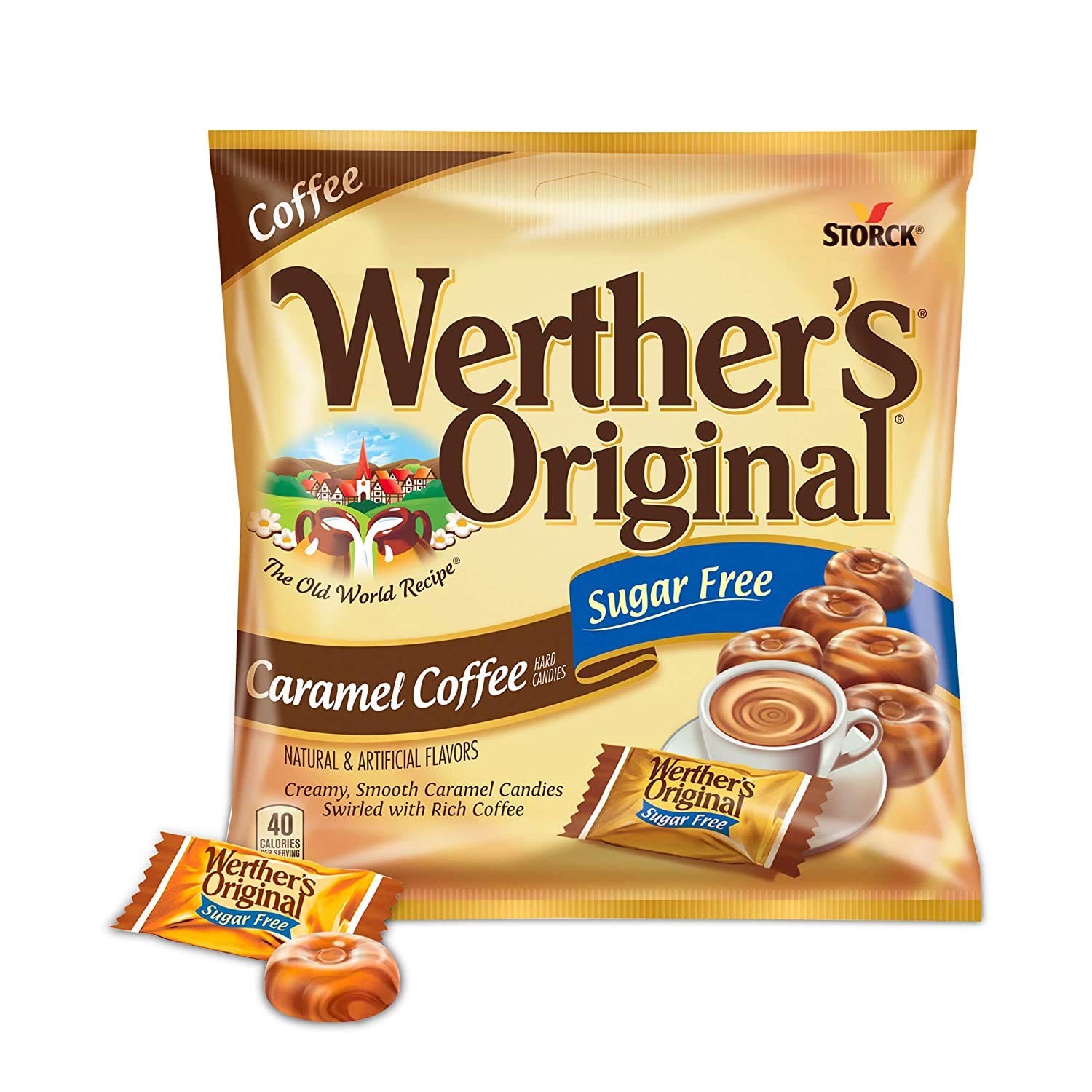 Werther's Original Sugar Free Caramel Coffee Hard Candies Werther's Original